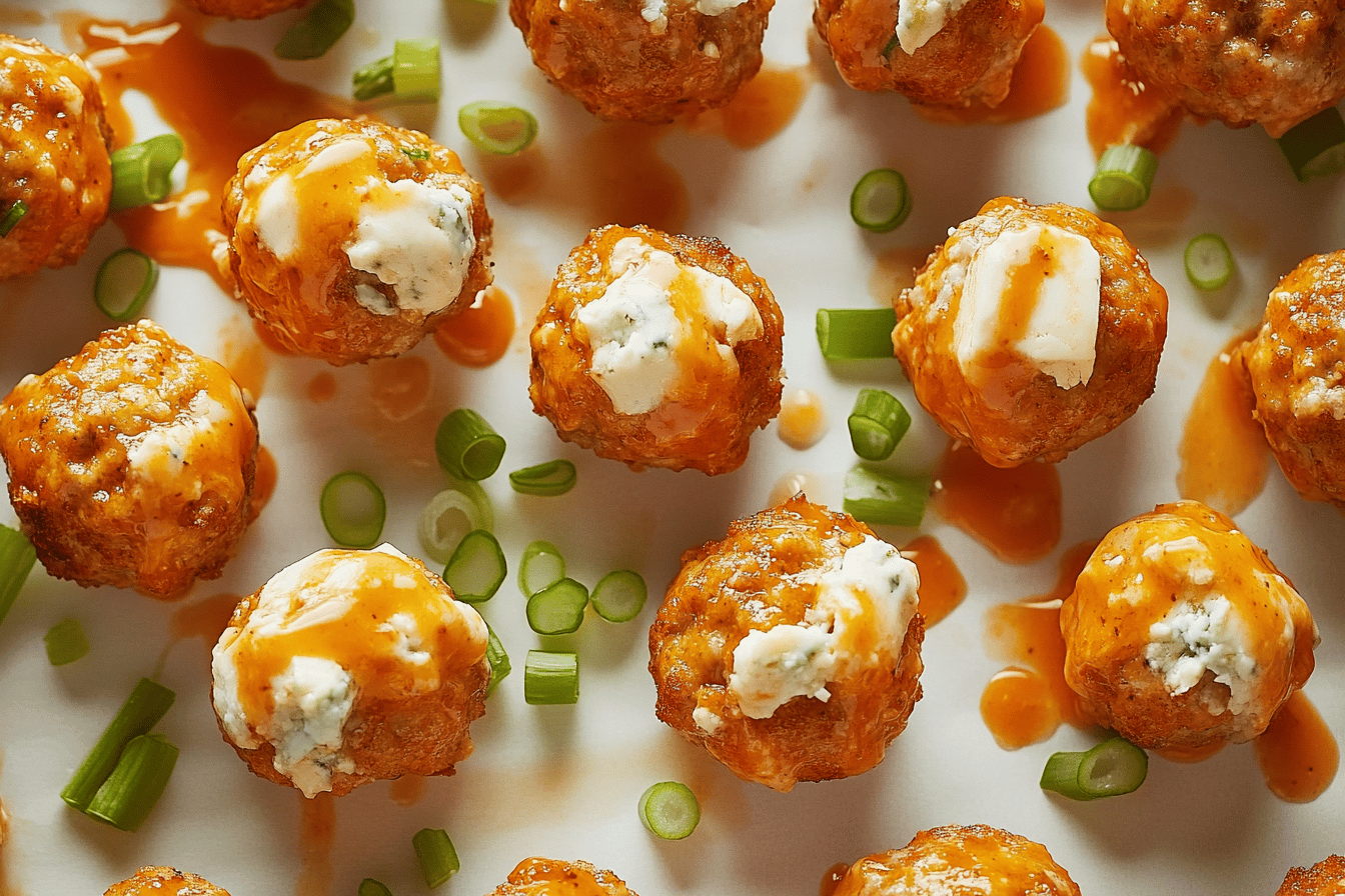 Buffalo Chicken Meatballs Recipe Delight