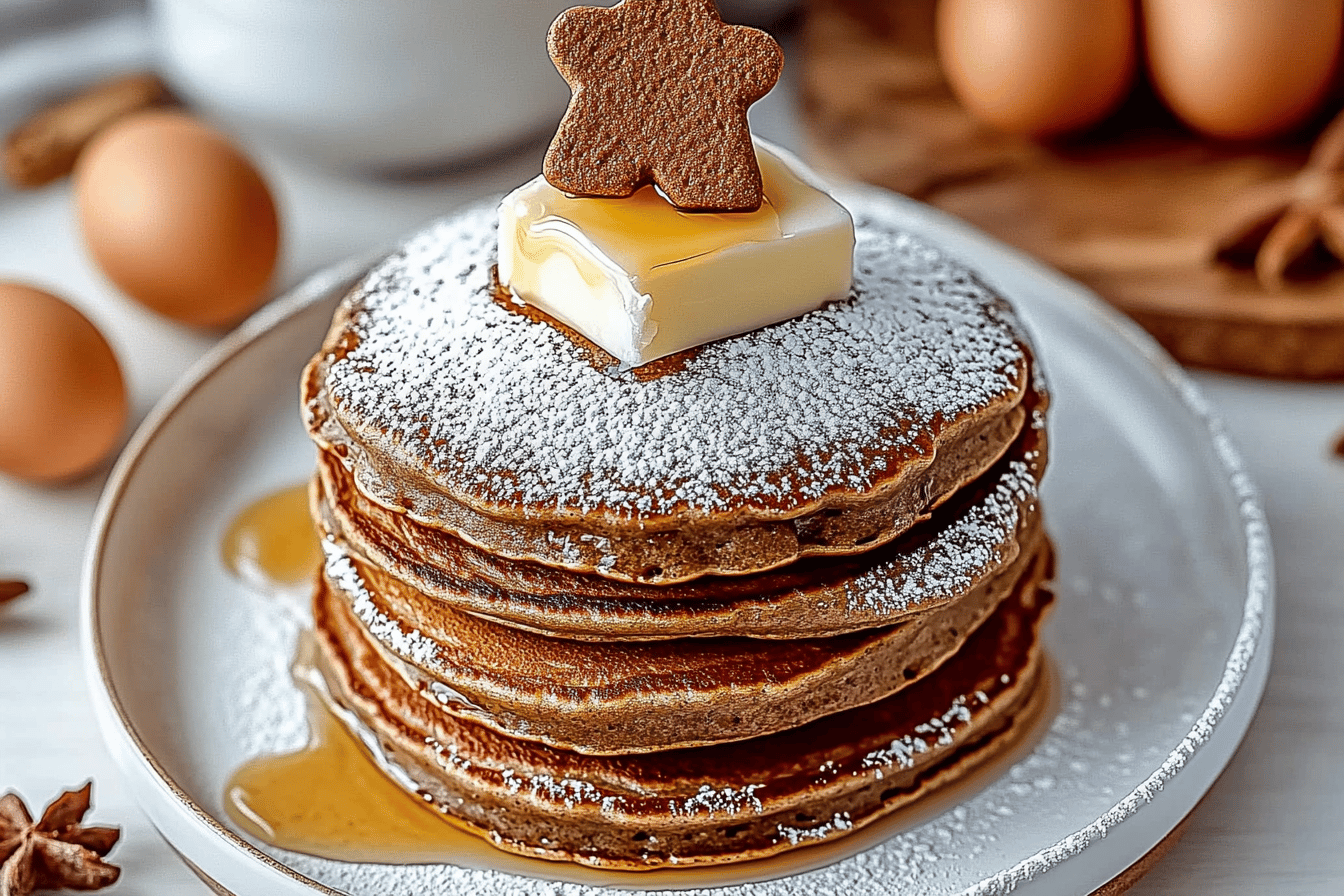 Delicious Gingerbread Pancakes Recipe for Breakfast