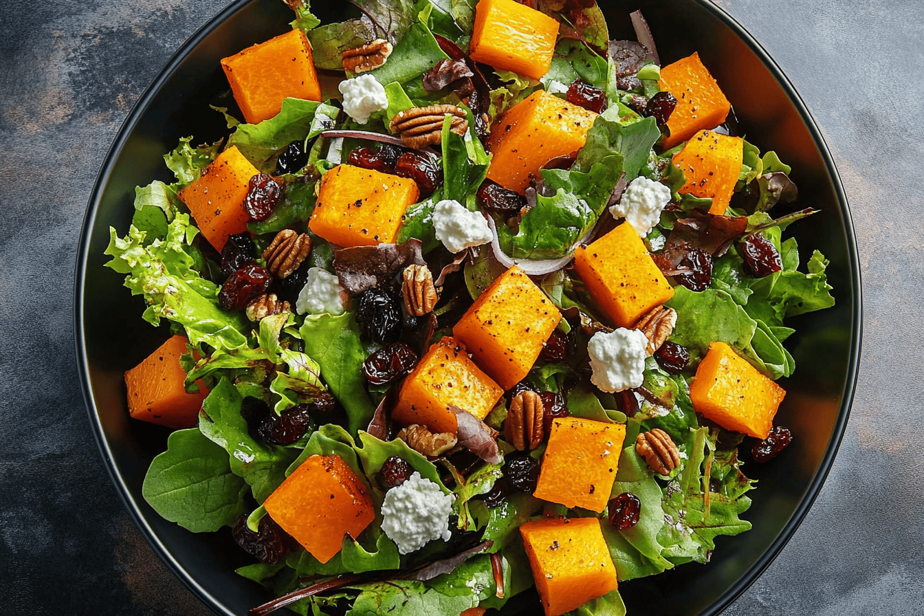 Roasted Butternut Squash Salad Delight
