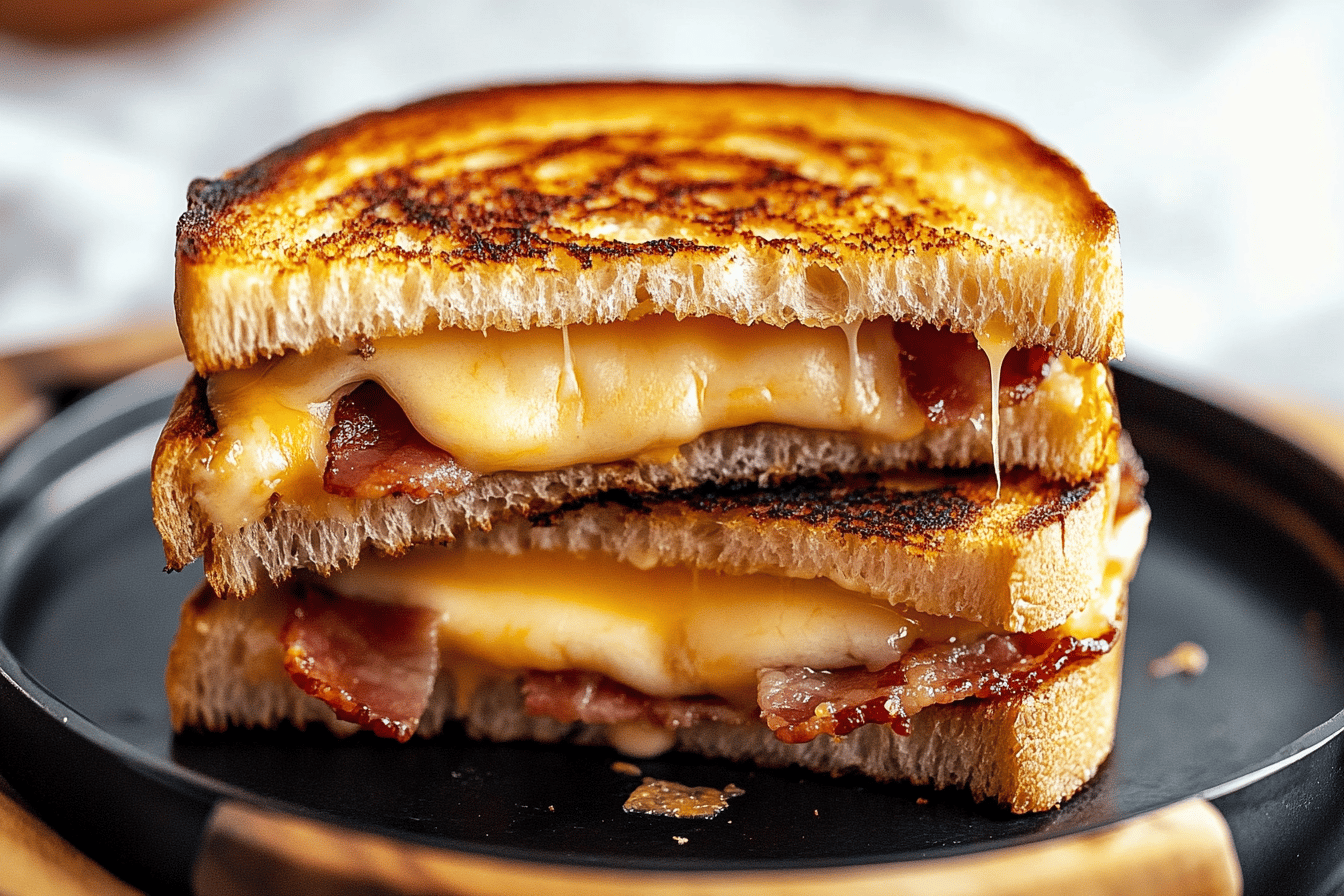 Ultimate Bacon Grilled Cheese Sandwich Recipe