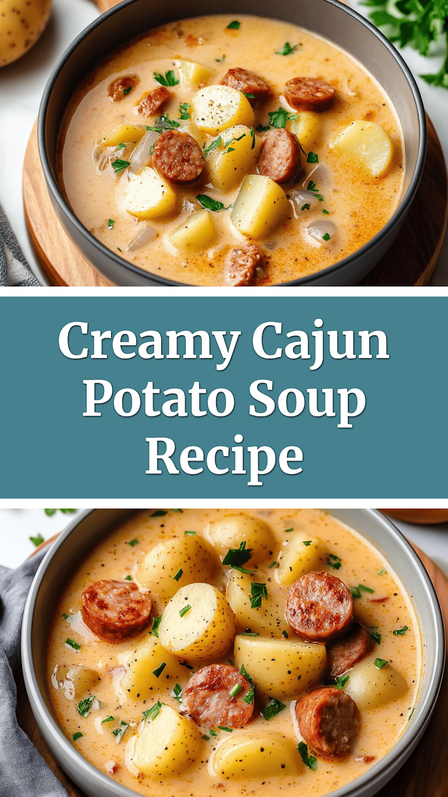 Creamy Cajun Potato Soup Recipe