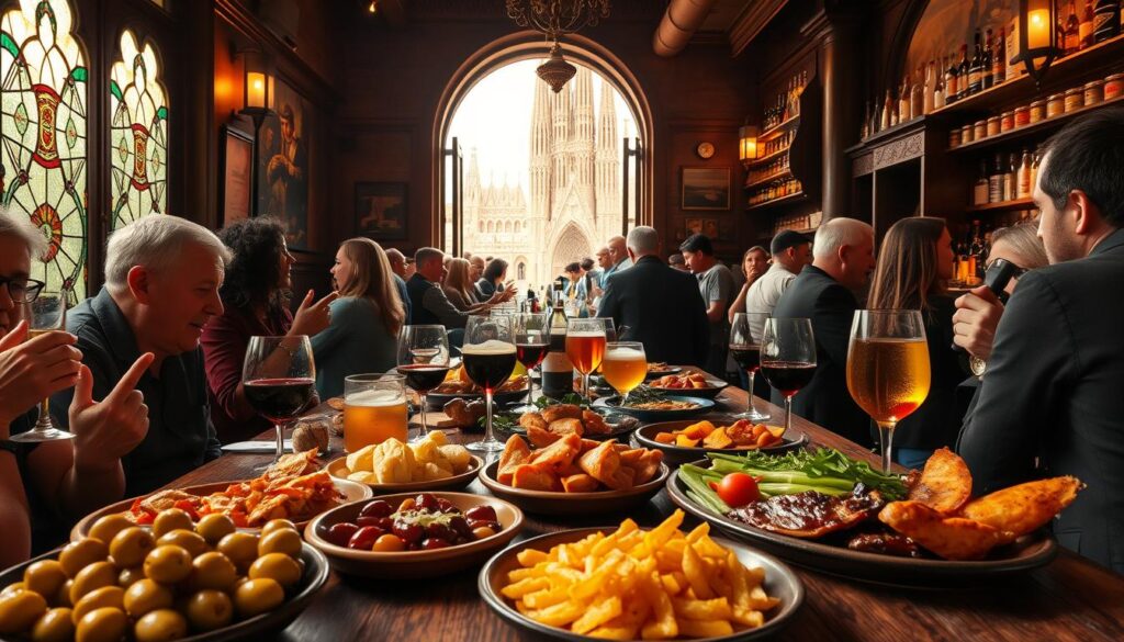 Barcelona tapas scene