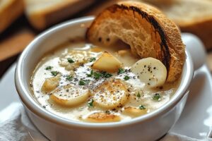 Country French Garlic Soup Recipe