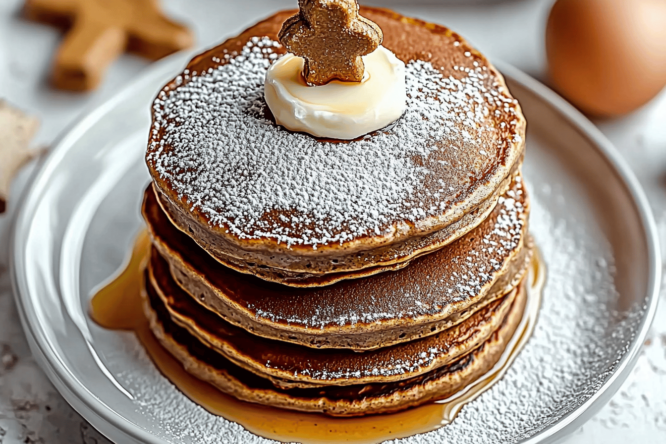 Delicious Gingerbread Pancakes Recipe for Breakfast