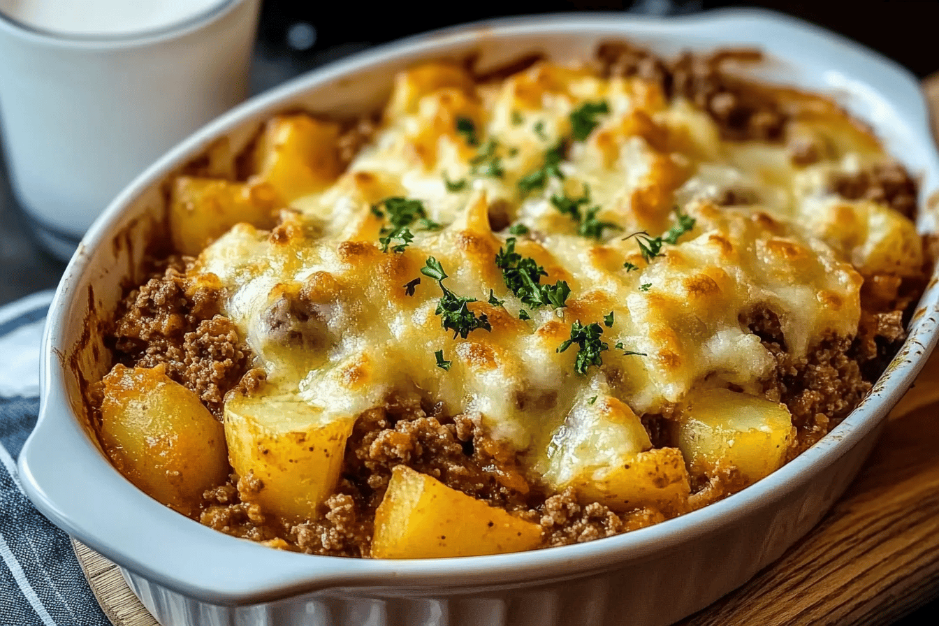 Delicious Hobo Casserole Recipe with Ground Beef