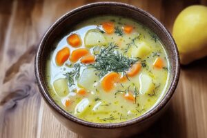 Polish Dill Soup Recipe - Zupa Koperkowa