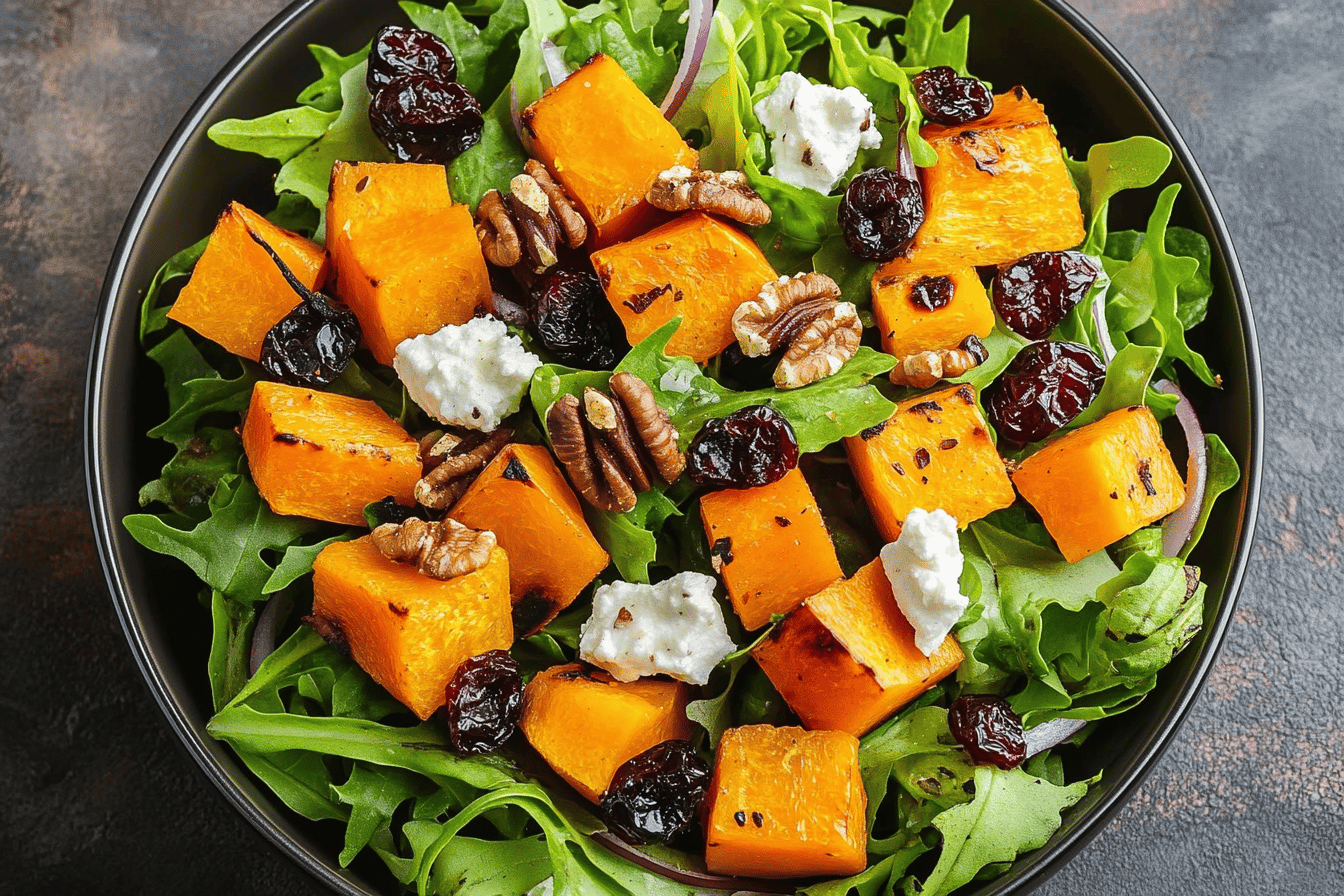 Roasted Butternut Squash Salad Delight