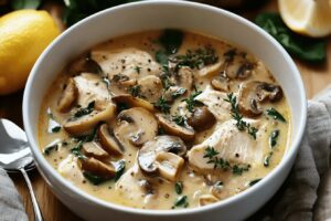 Rotisserie Chicken and Mushroom Soup Recipe