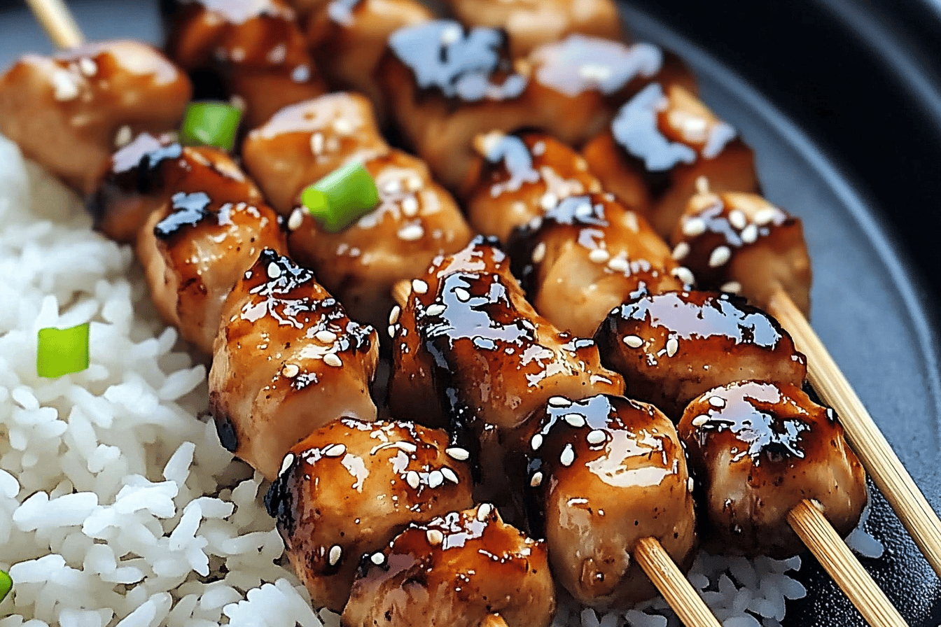 Teriyaki Chicken Skewers Recipe for Grilling