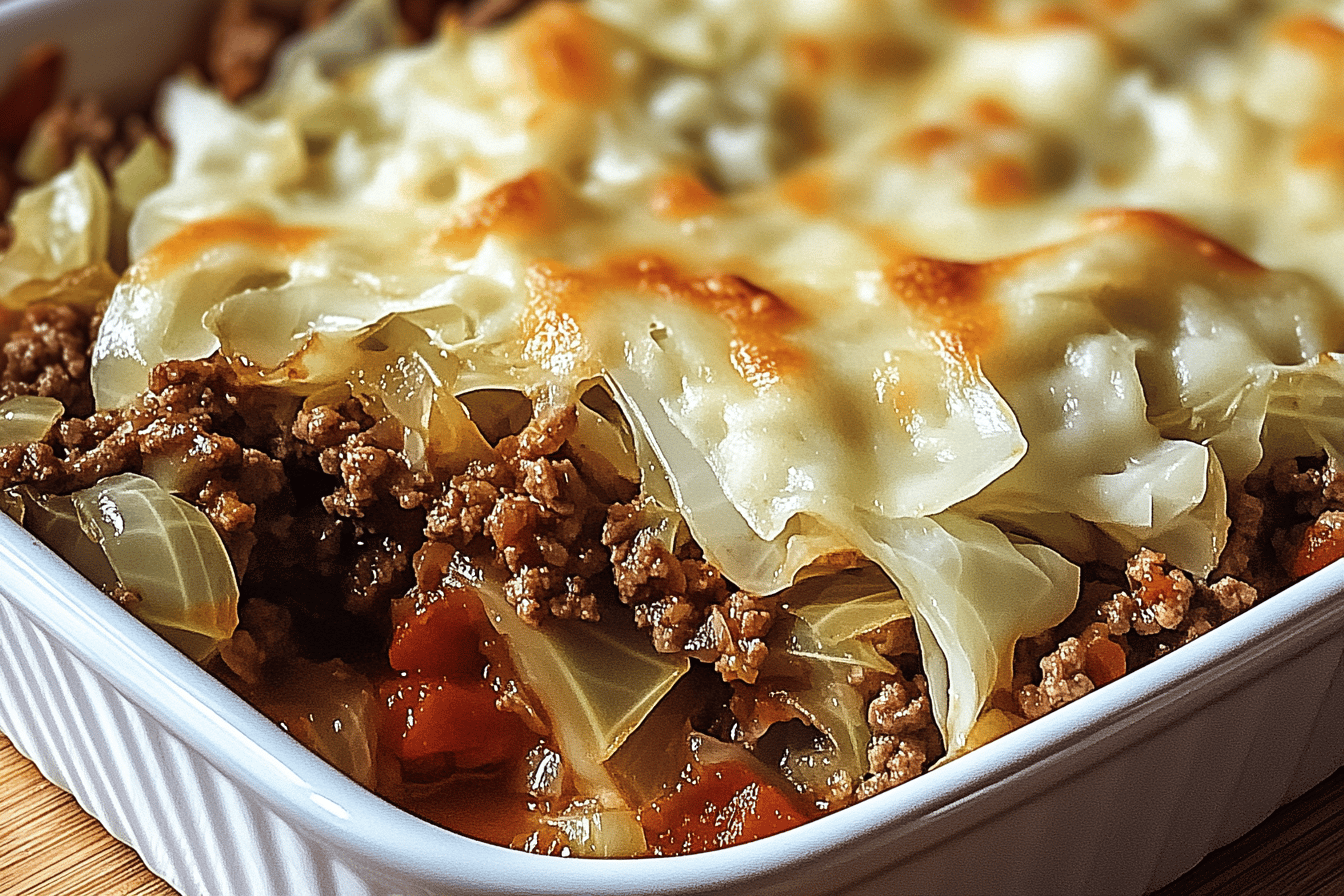 Cabbage Beef Bake Recipe for Comforting Meals