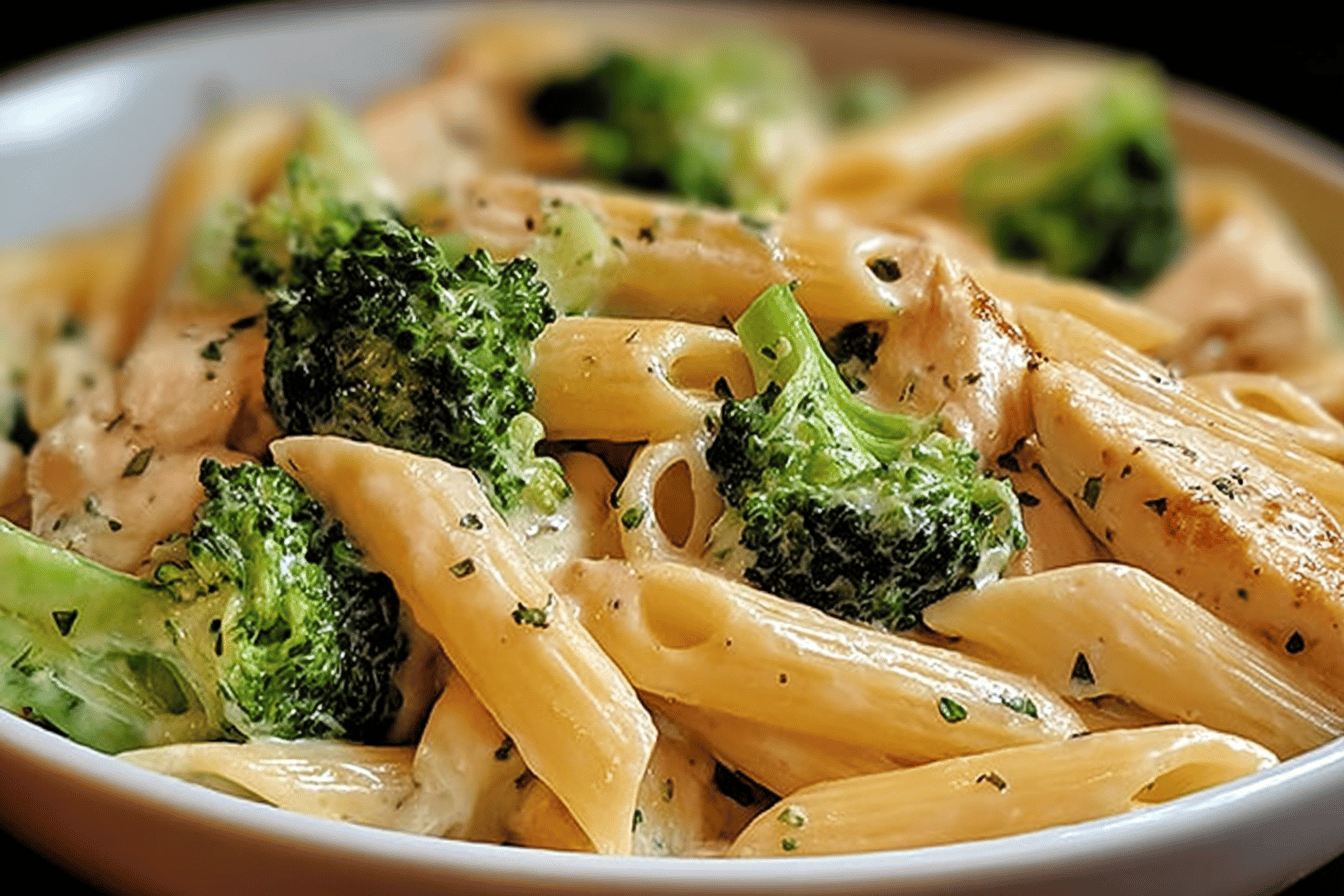 Creamy Broccoli and Chicken Penne