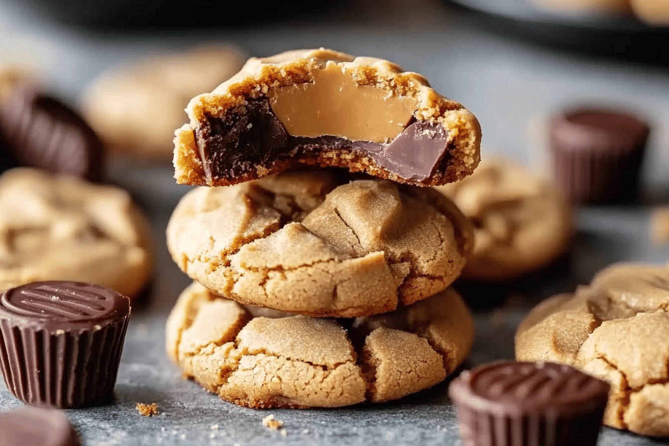 Delicious Peanut Butter Cup Cookies Recipe
