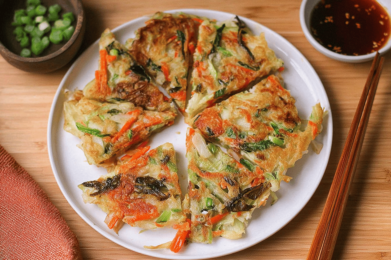 Easy Korean Vegetable Pancakes