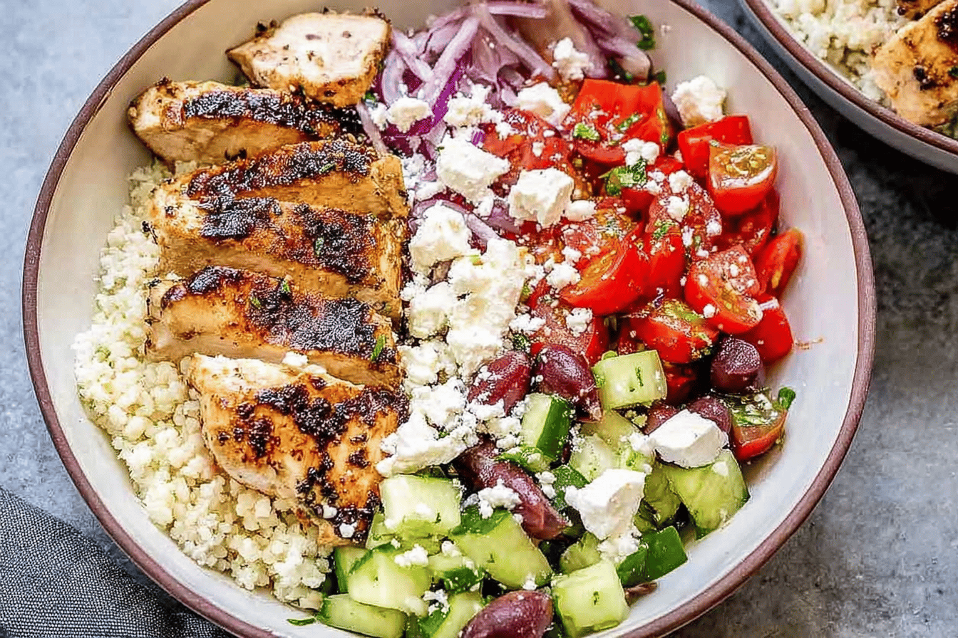 Greek Chicken Bowl