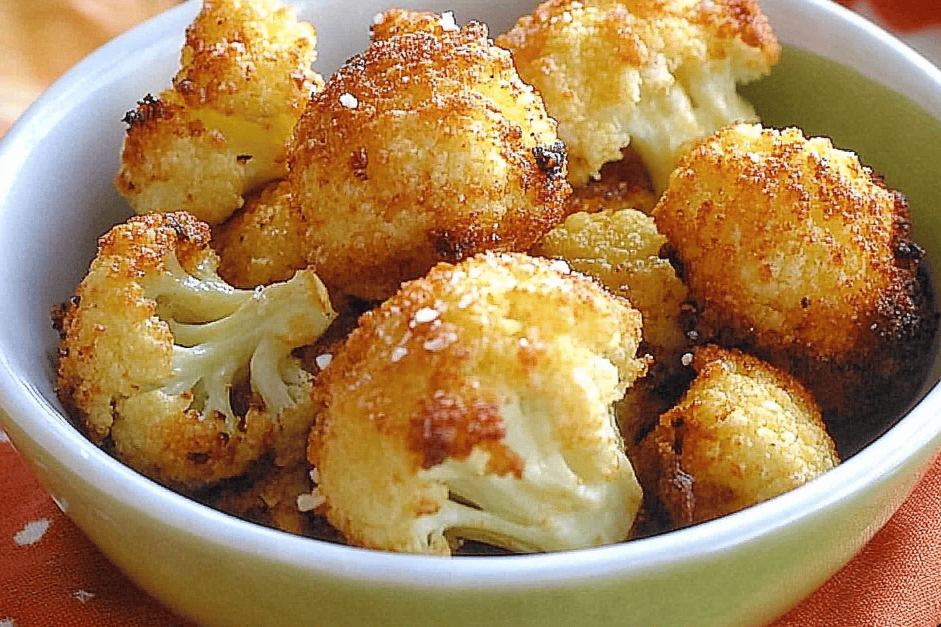 Parmesan Cauliflower Bites