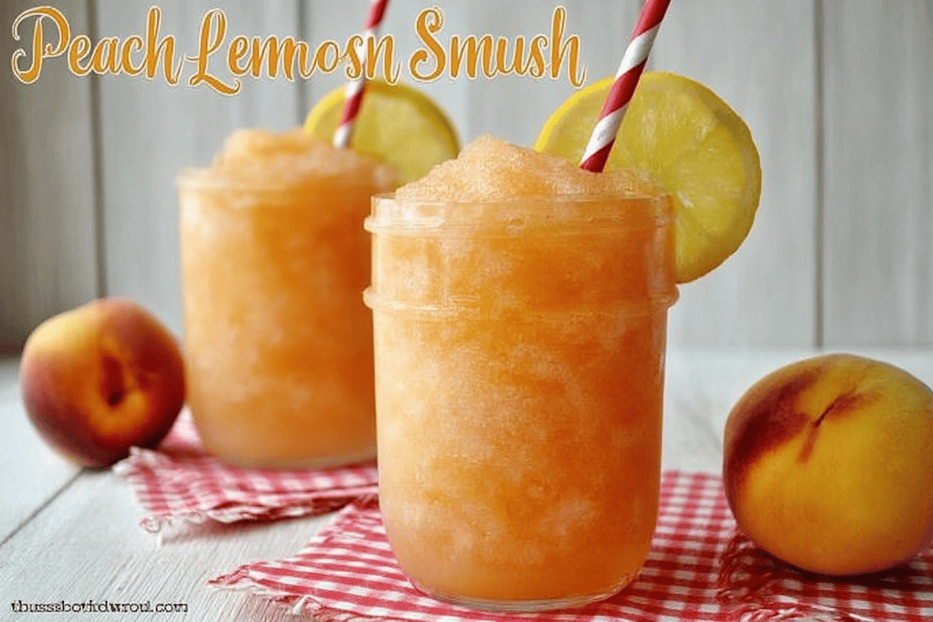 Peach Lemonade Slush Recipe