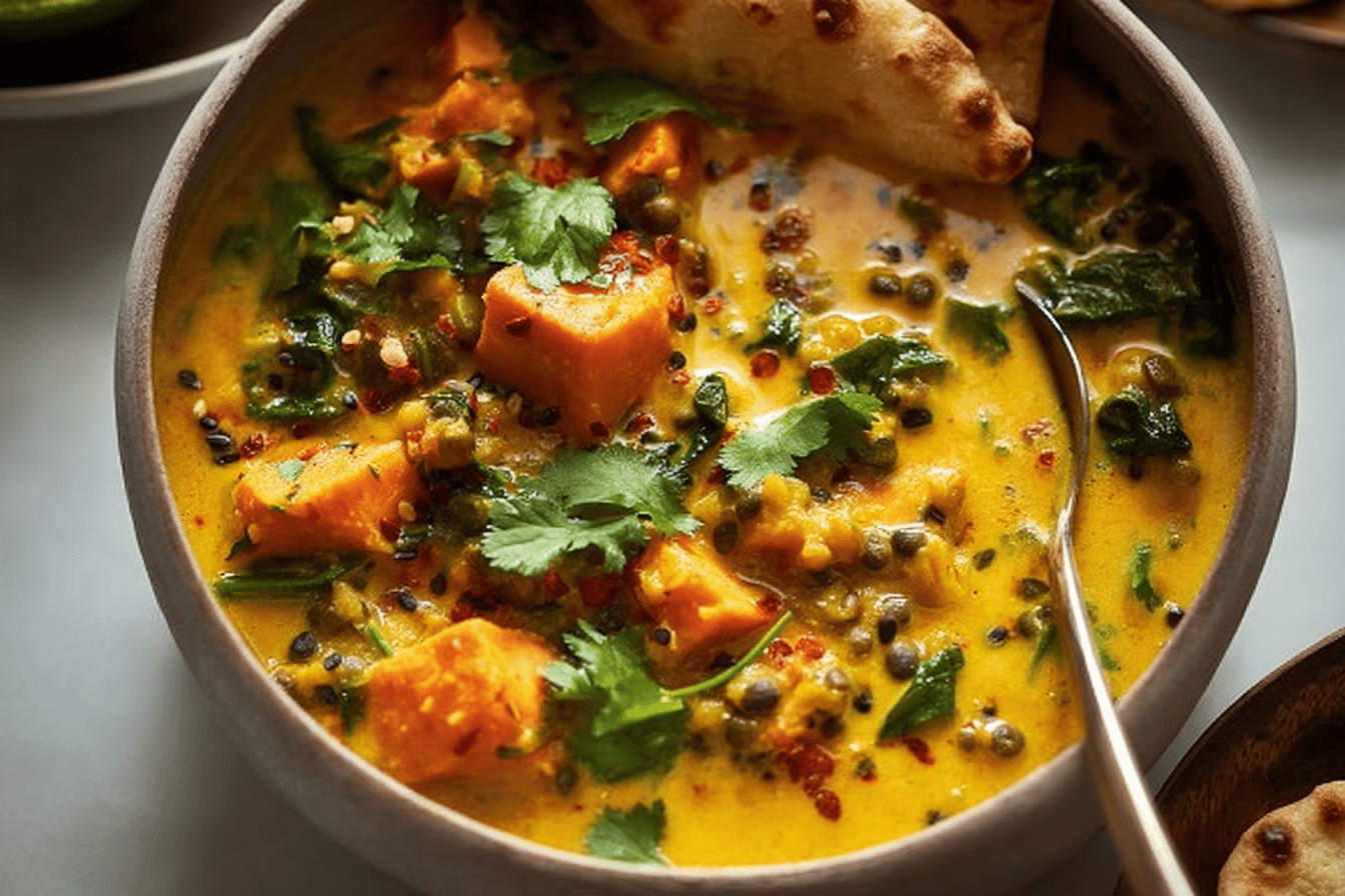 Ginger Sweet Potato and Coconut Milk Stew