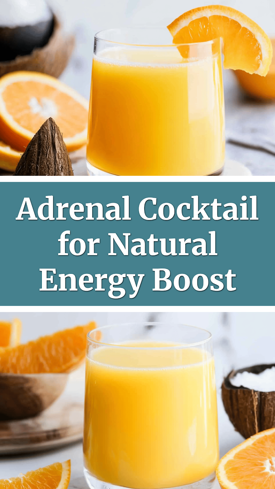 Adrenal Cocktail for Natural Energy Boost