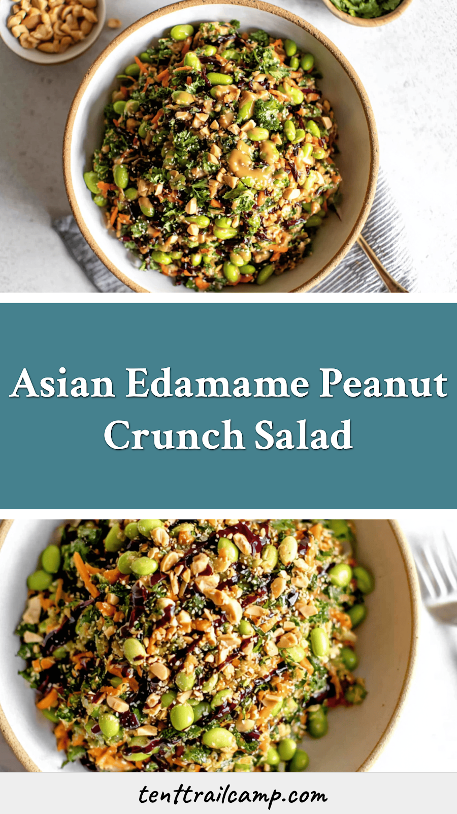 Asian Edamame Peanut Crunch Salad