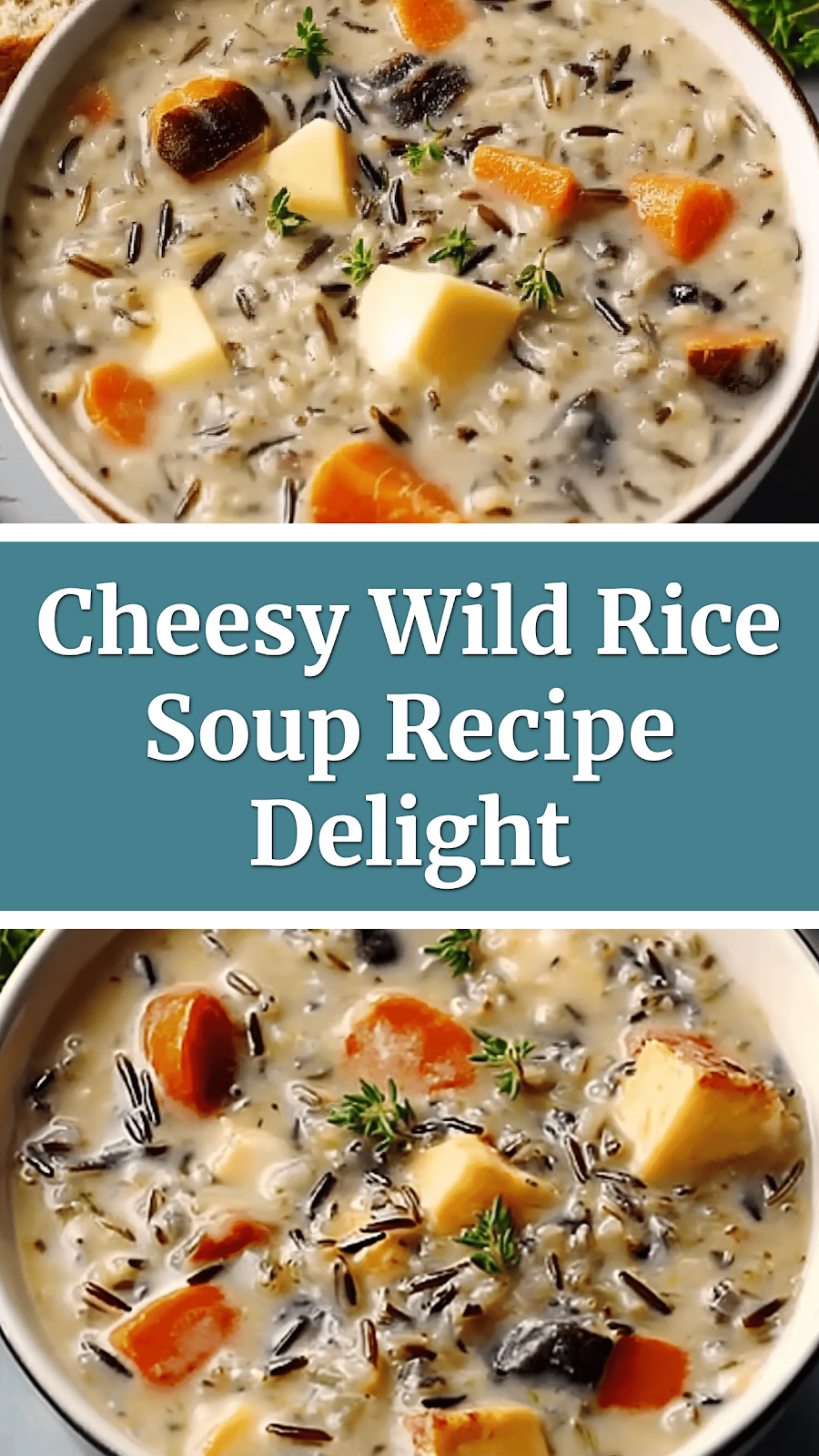 Cheesy Wild Rice Soup Recipe Delight