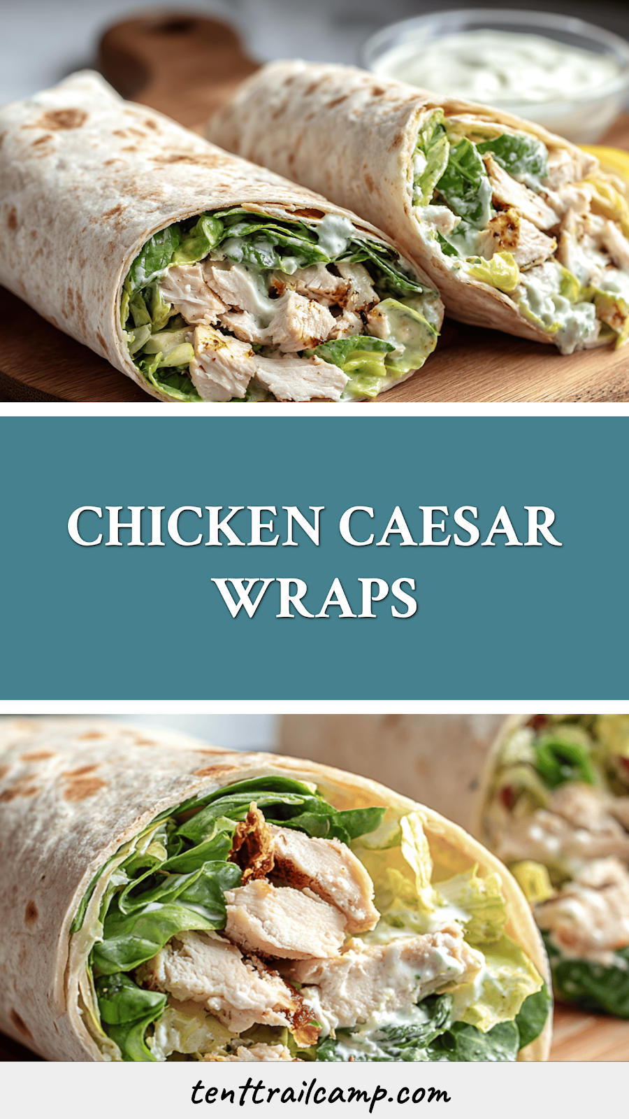 CHICKEN CAESAR WRAPS