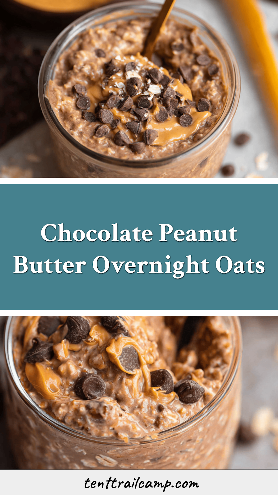 Chocolate Peanut Butter Overnight Oats