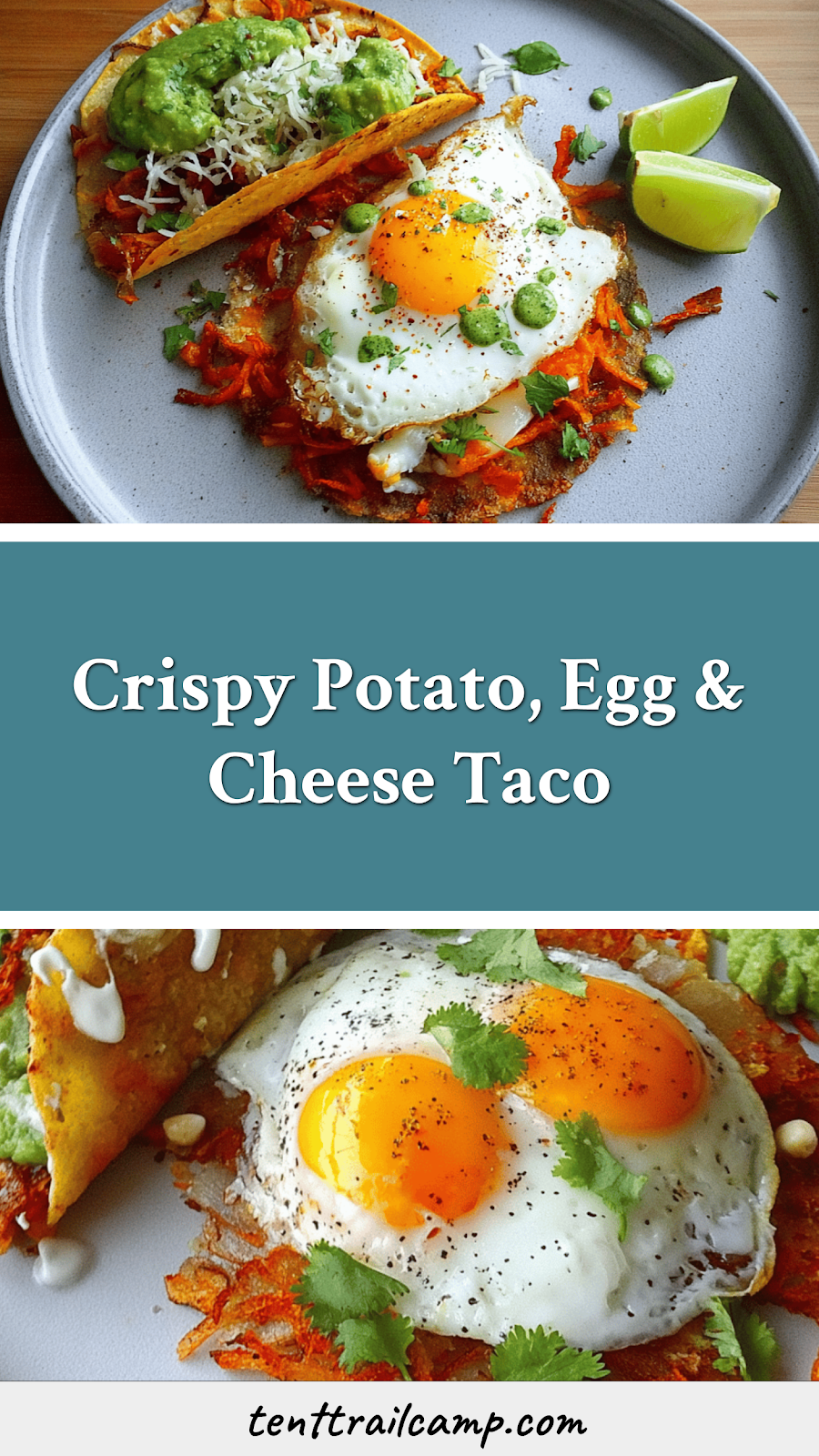 Crispy Potato, Egg & Cheese Taco