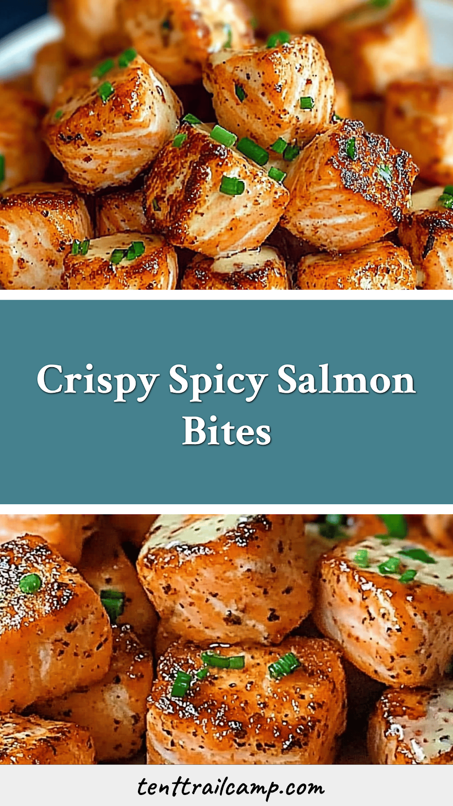 Crispy Spicy Salmon Bites