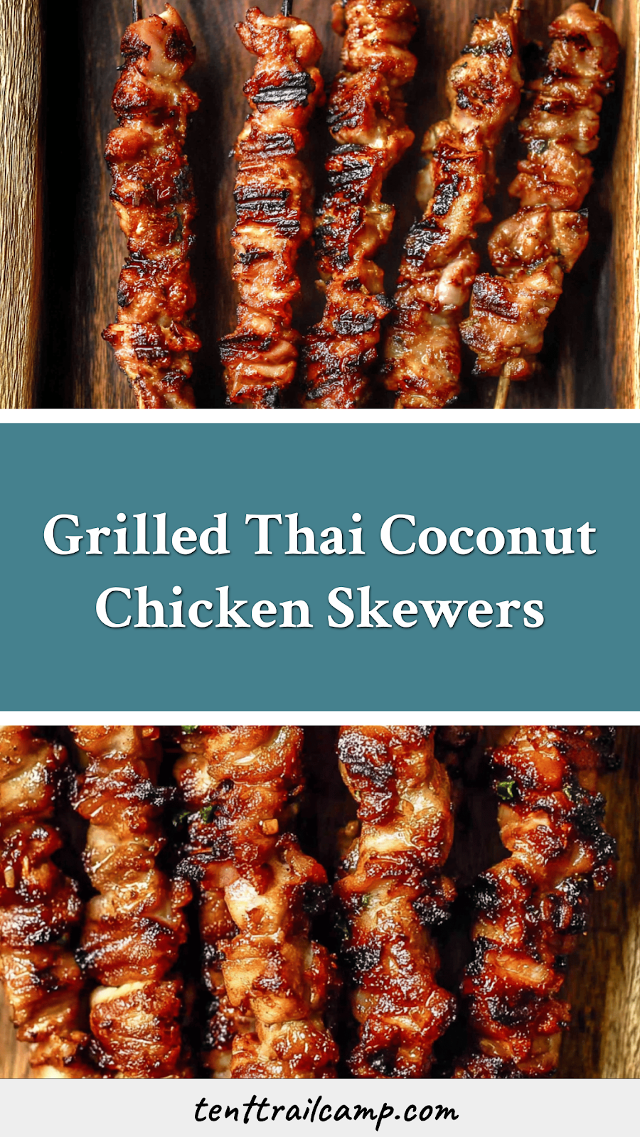 Grilled Thai Coconut Chicken Skewers