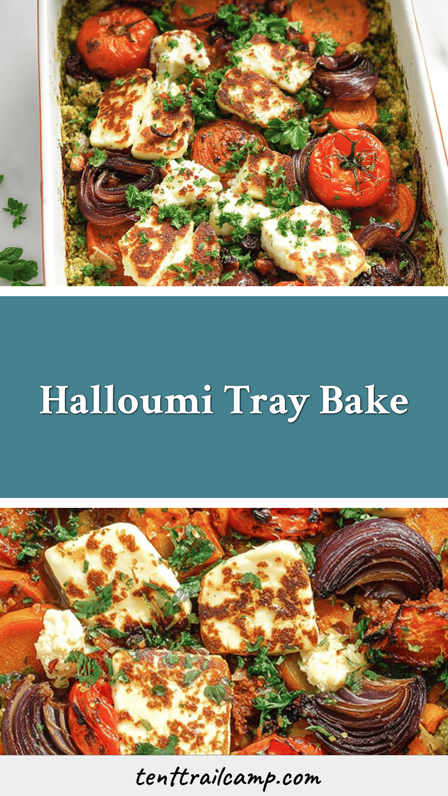 Halloumi Tray Bake