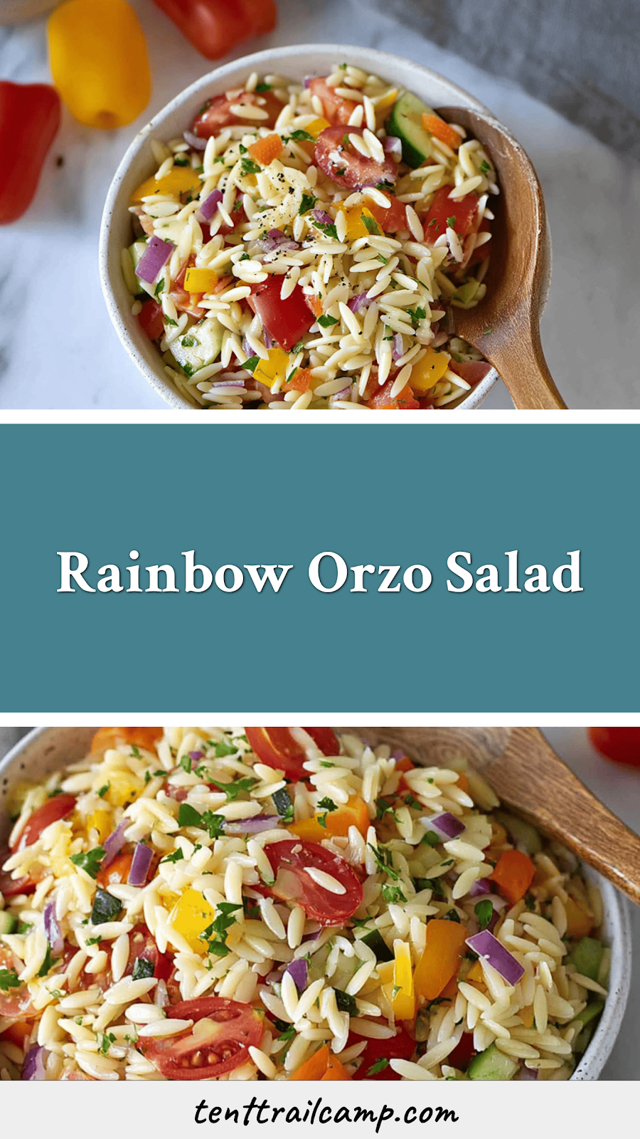 Rainbow Orzo Salad
