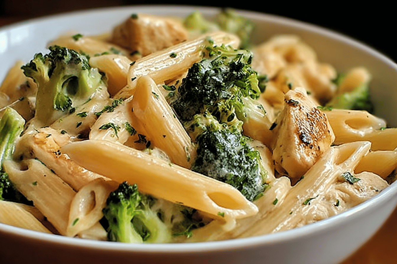 Creamy Broccoli and Chicken Penne