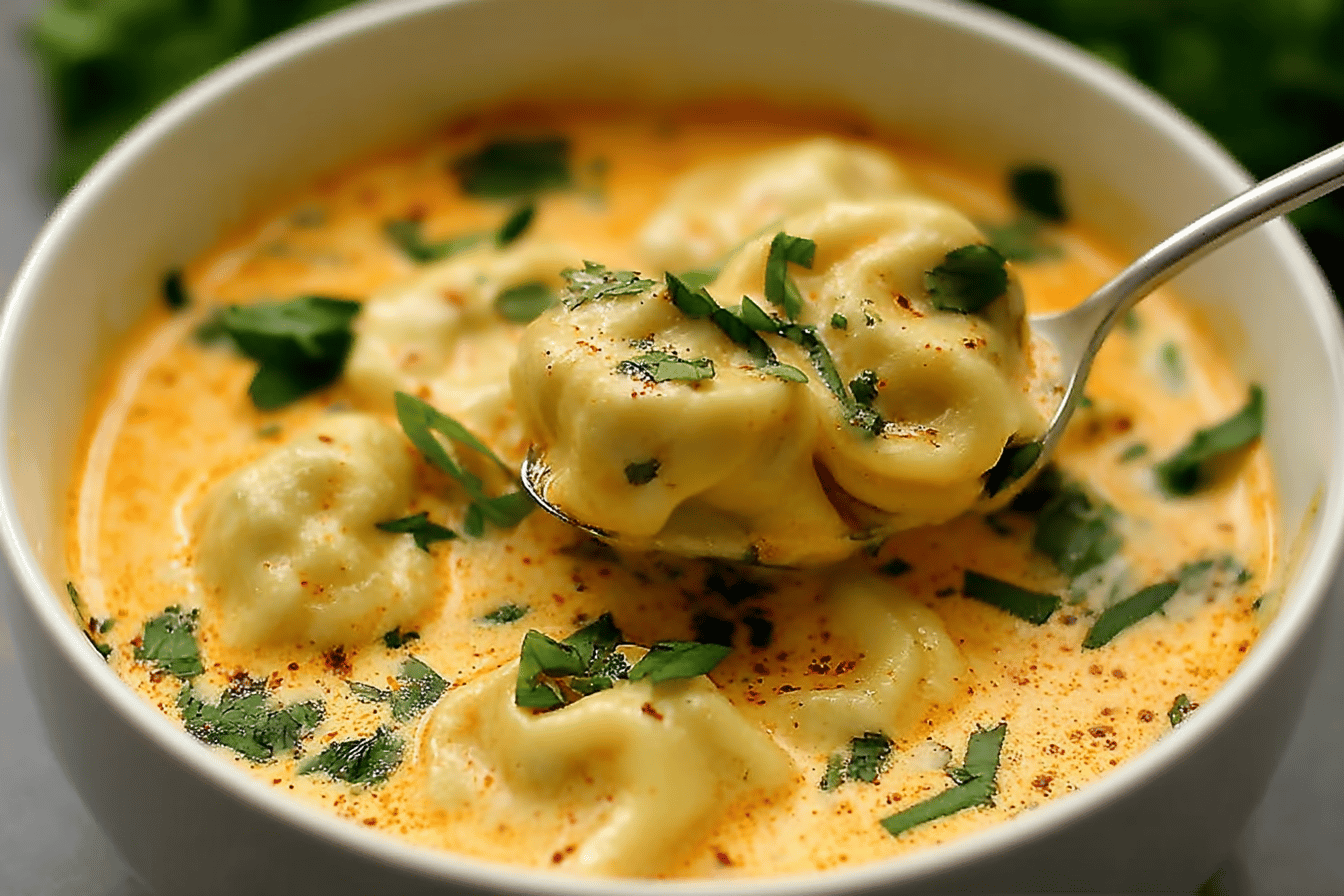 Delicious Curry Dumpling Soup