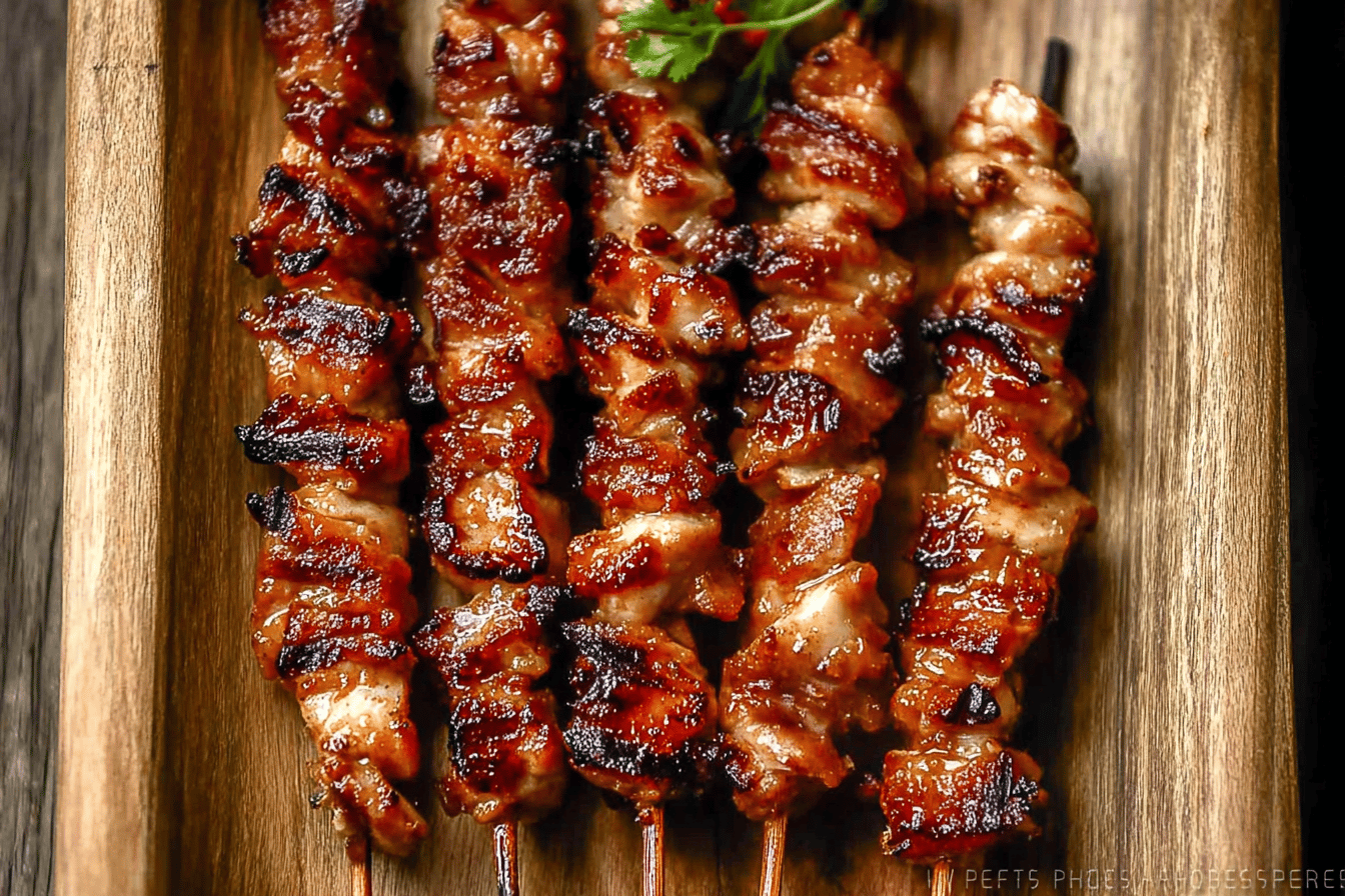 Grilled Thai Coconut Chicken Skewers