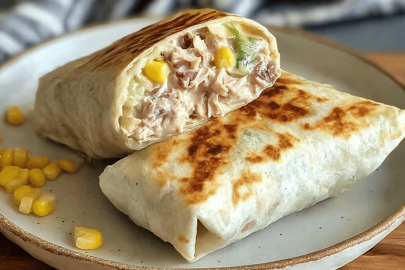 Healthy Tuna Melt Wrap Recipe