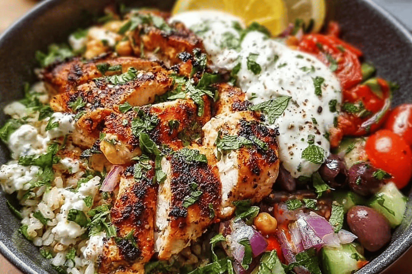 Mediterranean Chicken Bowl