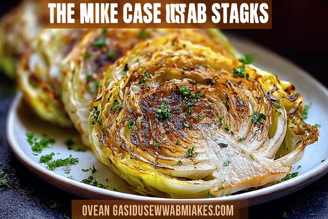 Oven Roasted Garlic Cabbage Steaks