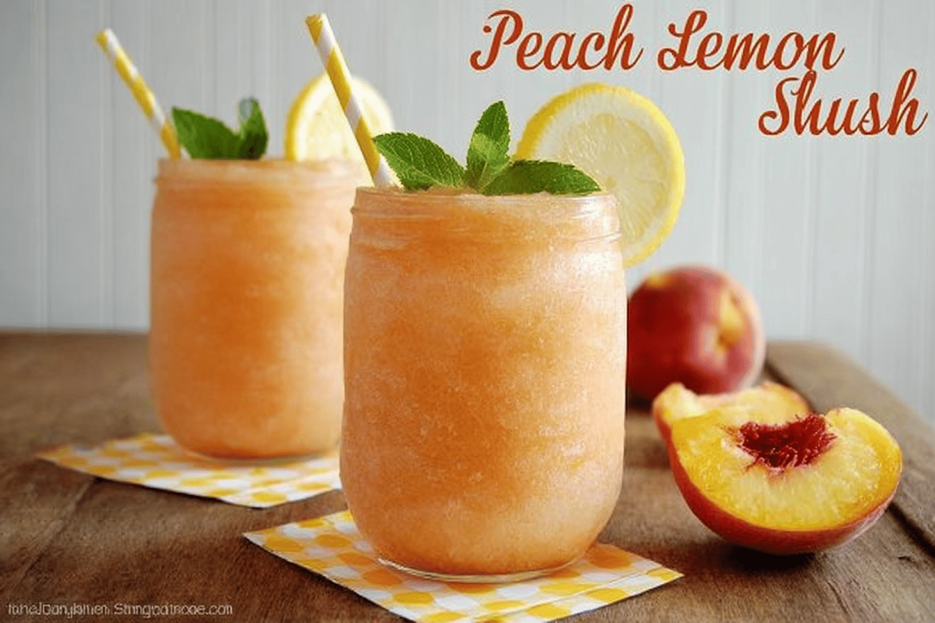 Peach Lemonade Slush Recipe