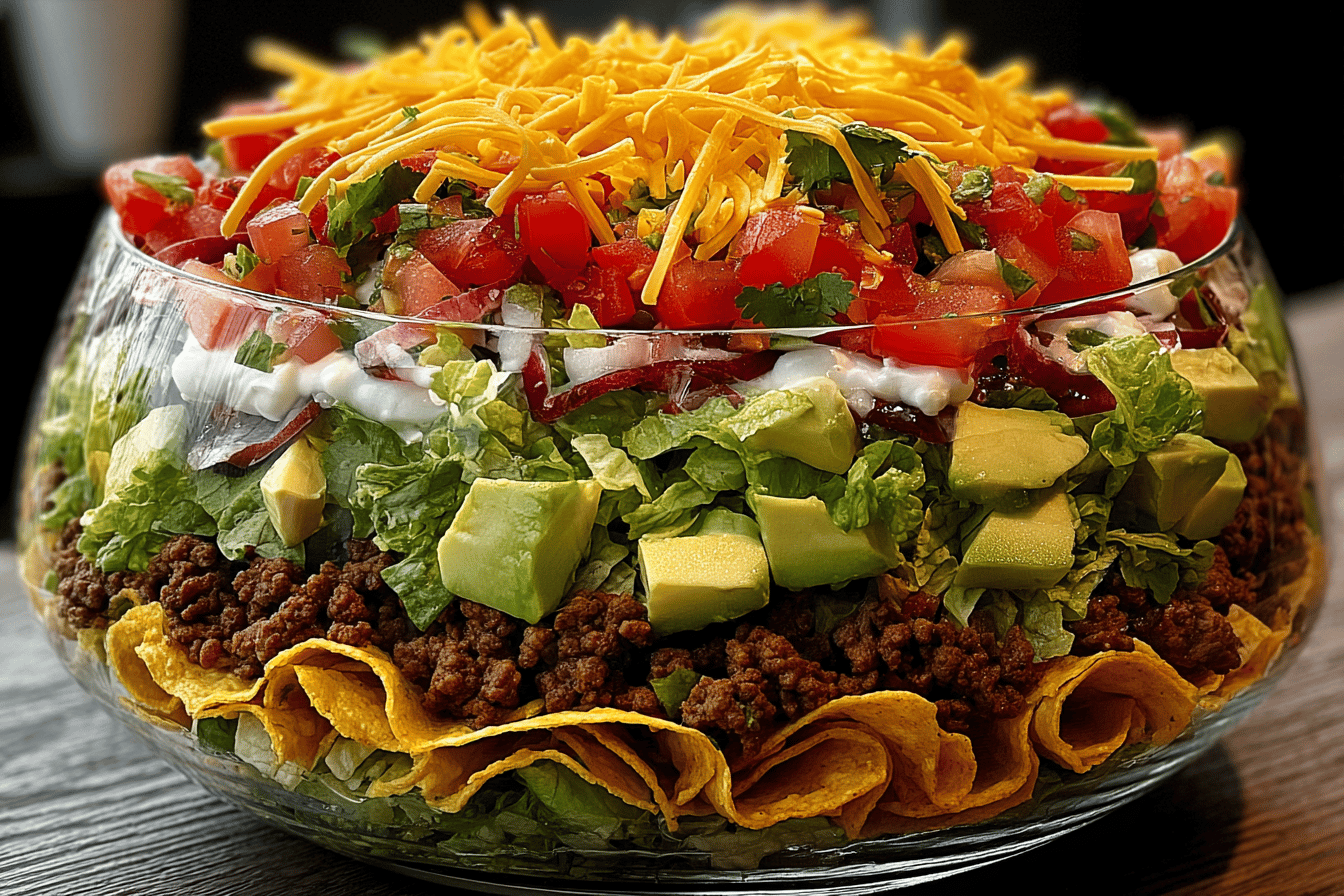 Seven-Layer Taco Salad