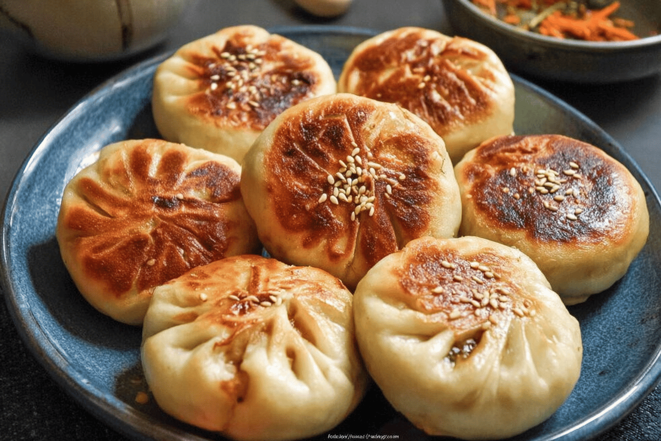 Vegan Pan-Fried Buns