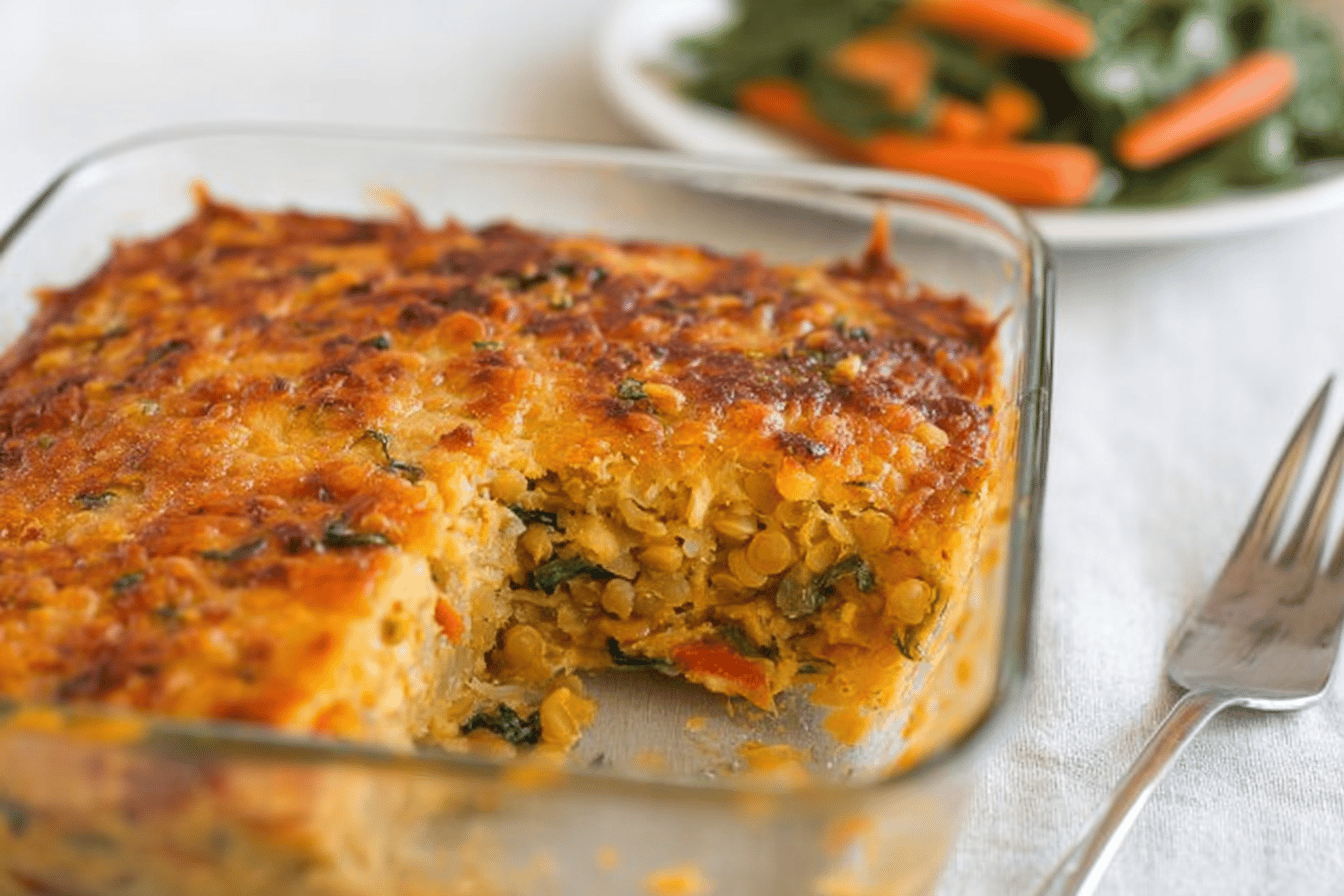 Very Veggie Lentil Bake