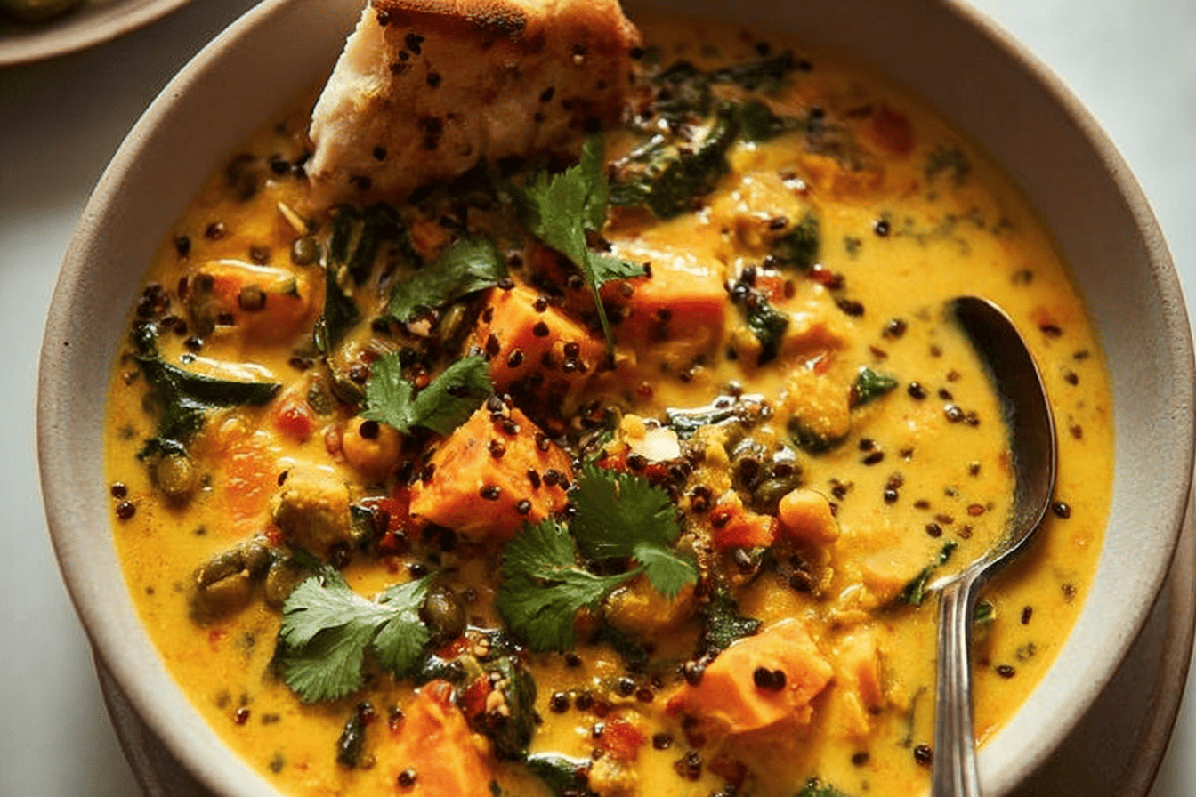 Ginger Sweet Potato and Coconut Milk Stew