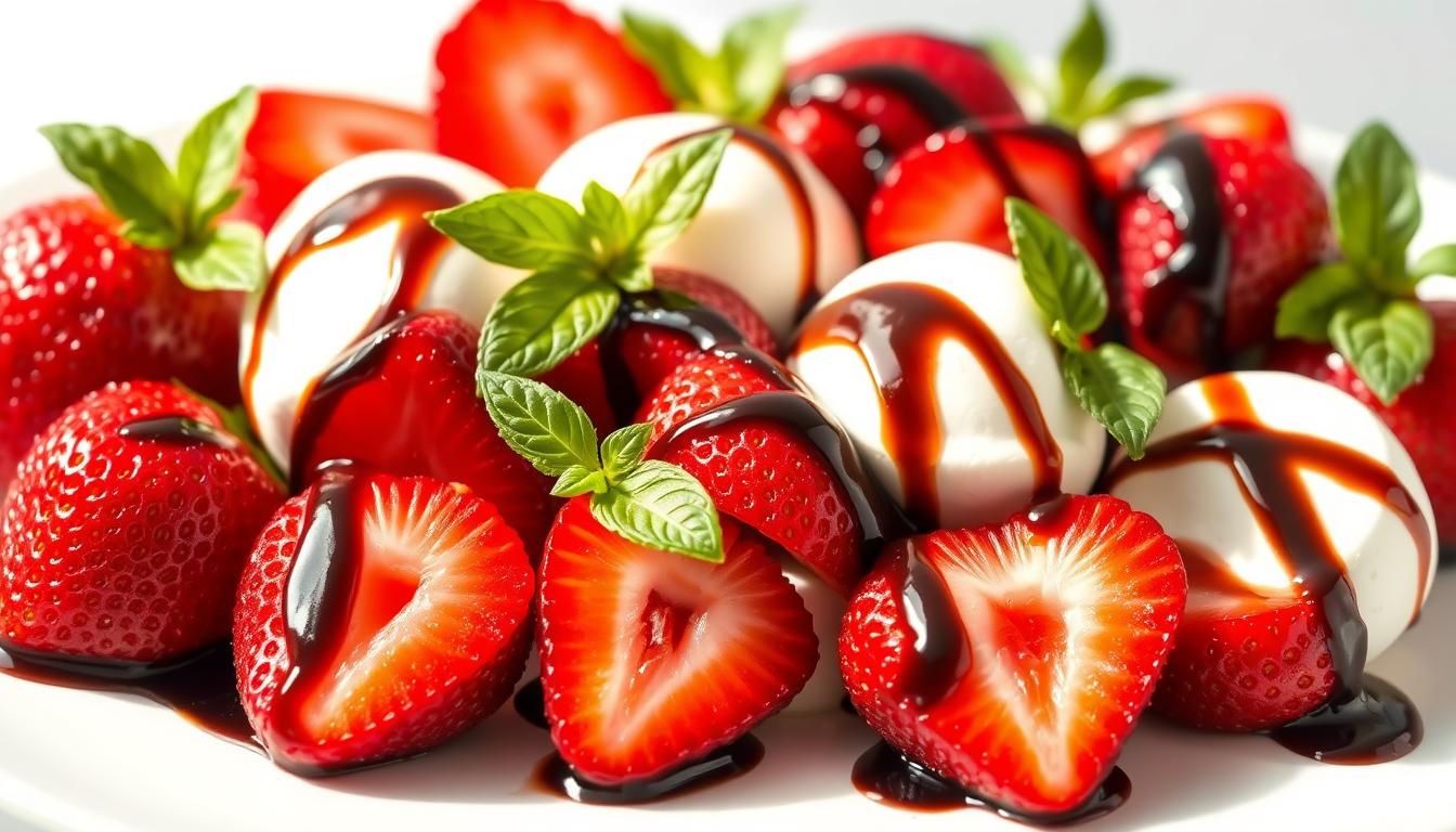 Balsamic Strawberry Caprese