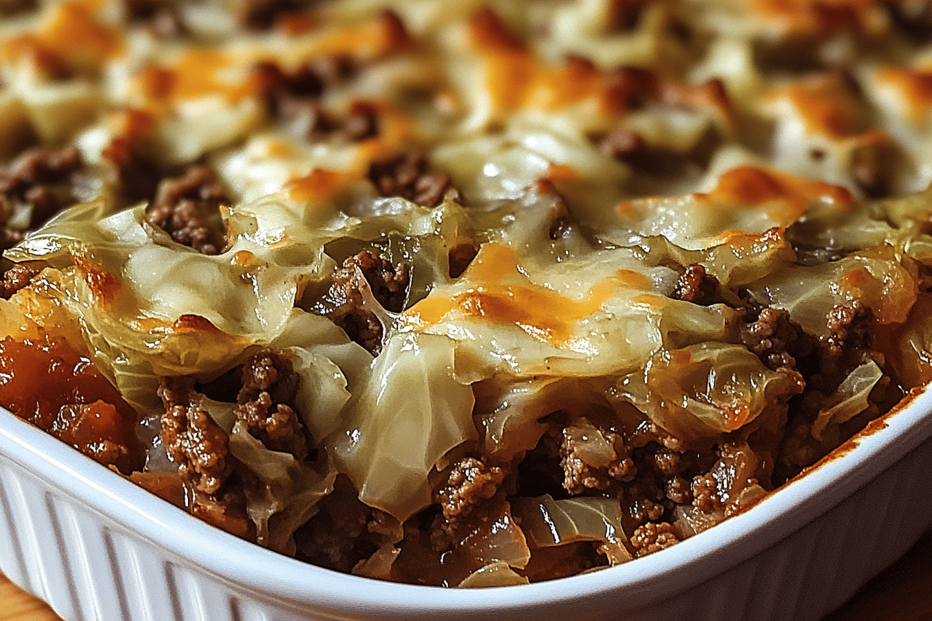 Cabbage Beef Bake Recipe for Comforting Meals