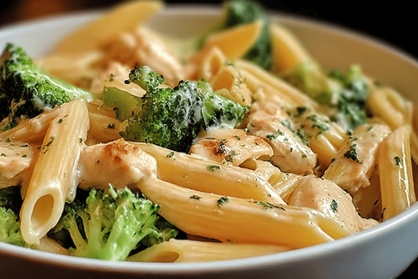 Creamy Broccoli and Chicken Penne