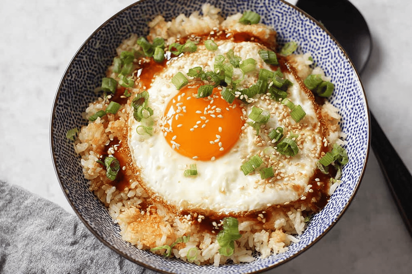 Easy Korean Egg Rice