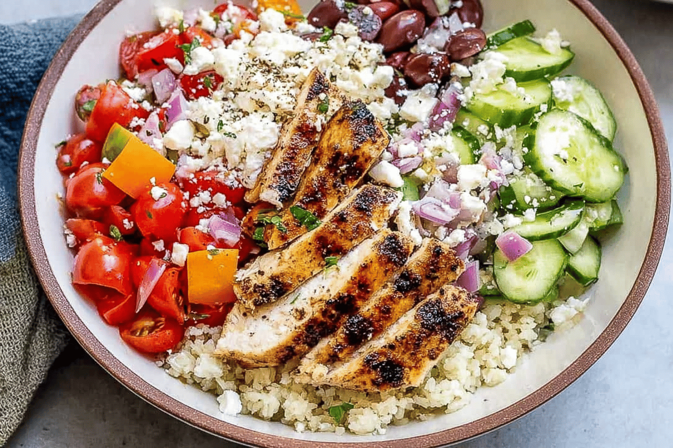 Greek Chicken Bowl