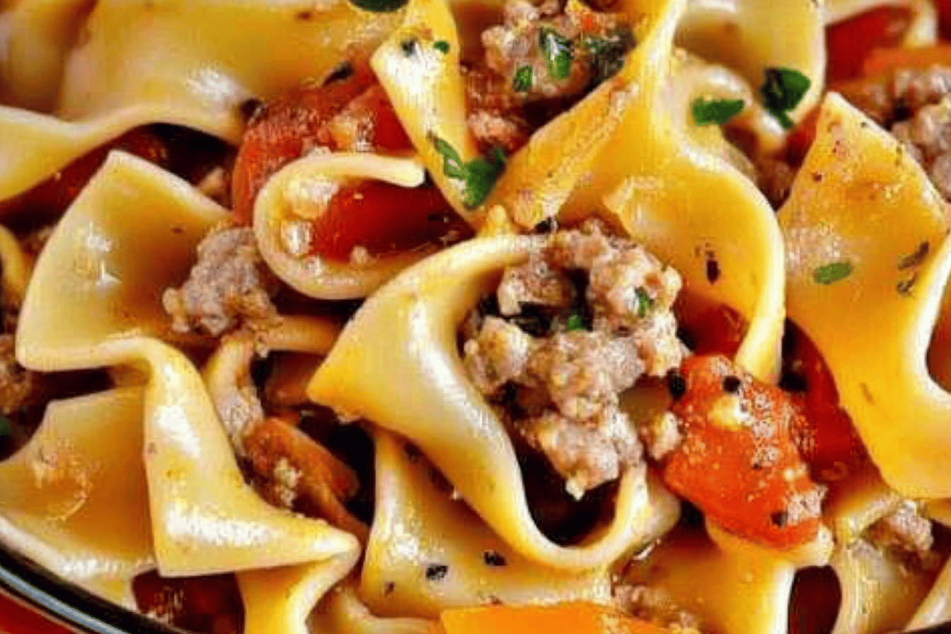 Italian Drunken Noodles Recipe Delight