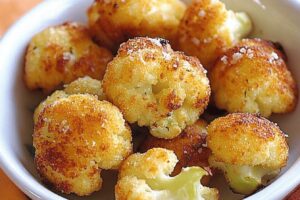 Parmesan Cauliflower Bites