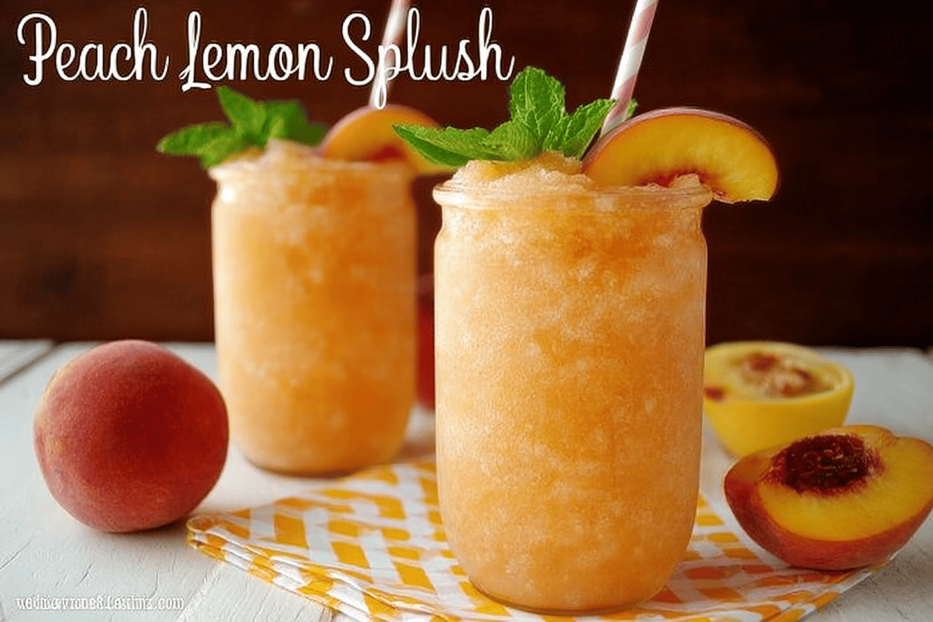 Peach Lemonade Slush Recipe